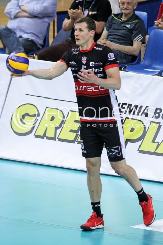  29.04.2018 RZESZOW <br />SIATKOWKA PLUS LIGA 2017/2018 MEN VOLLEYBALL POLAND POLISH PLUSLIGA LEAGUE SEASON 2017/2018 <br />MECZ O 5. MIEJSCE - MECZ NR 3<br />MECZ ASSECO RESOVIA RZESZOW - JASTRZEBSKI WEGIEL <br />N/Z LUKAS TICHACEK SYLWETKA <br /> 