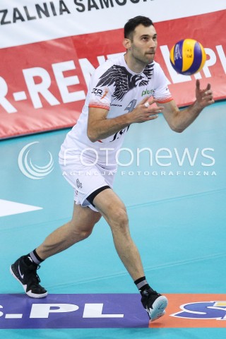  29.04.2018 RZESZOW <br />SIATKOWKA PLUS LIGA 2017/2018 MEN VOLLEYBALL POLAND POLISH PLUSLIGA LEAGUE SEASON 2017/2018 <br />MECZ O 5. MIEJSCE - MECZ NR 3<br />MECZ ASSECO RESOVIA RZESZOW - JASTRZEBSKI WEGIEL <br />N/Z GRZEGORZ KOSOK SYLWETKA <br /> 