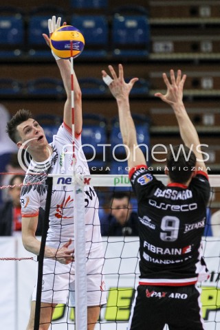  29.04.2018 RZESZOW <br />SIATKOWKA PLUS LIGA 2017/2018 MEN VOLLEYBALL POLAND POLISH PLUSLIGA LEAGUE SEASON 2017/2018 <br />MECZ O 5. MIEJSCE - MECZ NR 3<br />MECZ ASSECO RESOVIA RZESZOW - JASTRZEBSKI WEGIEL <br />N/Z MACIEJ MUZAJ <br /> 