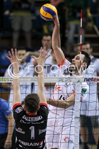  29.04.2018 RZESZOW <br />SIATKOWKA PLUS LIGA 2017/2018 MEN VOLLEYBALL POLAND POLISH PLUSLIGA LEAGUE SEASON 2017/2018 <br />MECZ O 5. MIEJSCE - MECZ NR 3<br />MECZ ASSECO RESOVIA RZESZOW - JASTRZEBSKI WEGIEL <br />N/Z JASON DEROCCO <br /> 