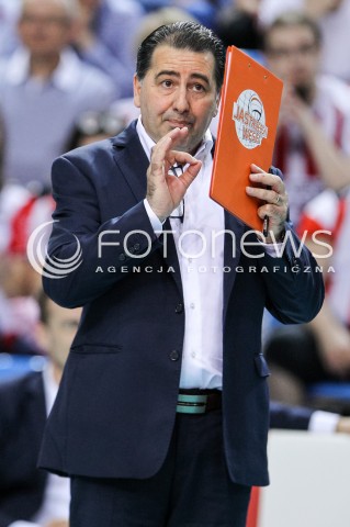  29.04.2018 RZESZOW <br />SIATKOWKA PLUS LIGA 2017/2018 MEN VOLLEYBALL POLAND POLISH PLUSLIGA LEAGUE SEASON 2017/2018 <br />MECZ O 5. MIEJSCE - MECZ NR 3<br />MECZ ASSECO RESOVIA RZESZOW - JASTRZEBSKI WEGIEL <br />N/Z FERDINANDO DE GIORGI - I TRENER ( HEAD COACH ) SYLWETKA <br /> 