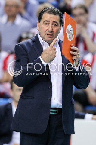  29.04.2018 RZESZOW <br />SIATKOWKA PLUS LIGA 2017/2018 MEN VOLLEYBALL POLAND POLISH PLUSLIGA LEAGUE SEASON 2017/2018 <br />MECZ O 5. MIEJSCE - MECZ NR 3<br />MECZ ASSECO RESOVIA RZESZOW - JASTRZEBSKI WEGIEL <br />N/Z FERDINANDO DE GIORGI - I TRENER ( HEAD COACH ) SYLWETKA <br /> 
