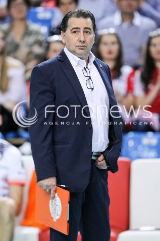  29.04.2018 RZESZOW <br />SIATKOWKA PLUS LIGA 2017/2018 MEN VOLLEYBALL POLAND POLISH PLUSLIGA LEAGUE SEASON 2017/2018 <br />MECZ O 5. MIEJSCE - MECZ NR 3<br />MECZ ASSECO RESOVIA RZESZOW - JASTRZEBSKI WEGIEL <br />N/Z FERDINANDO DE GIORGI - I TRENER ( HEAD COACH ) SYLWETKA <br /> 