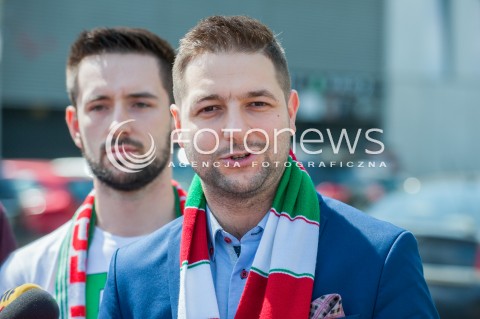  01.05.2018 WARSZAWA<br />KONFERENCJA PRASOWA PATRYKA JAKIEGO DOTYCZACA SPORTU<br />N/Z PATRYK JAKI<br /> 