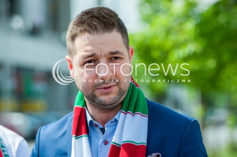  01.05.2018 WARSZAWA<br />KONFERENCJA PRASOWA PATRYKA JAKIEGO DOTYCZACA SPORTU<br />N/Z PATRYK JAKI<br /> 