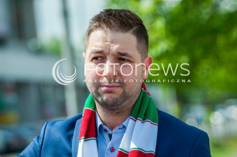  01.05.2018 WARSZAWA<br />KONFERENCJA PRASOWA PATRYKA JAKIEGO DOTYCZACA SPORTU<br />N/Z PATRYK JAKI<br /> 