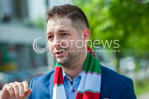 01.05.2018 WARSZAWA<br />KONFERENCJA PRASOWA PATRYKA JAKIEGO DOTYCZACA SPORTU<br />N/Z PATRYK JAKI<br /> 