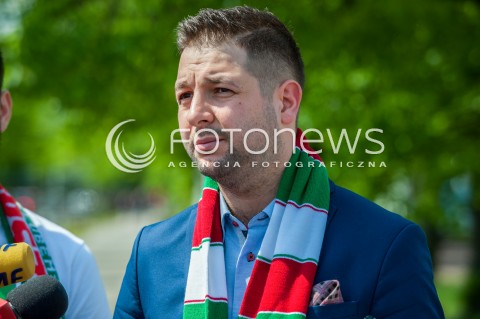 01.05.2018 WARSZAWA<br />KONFERENCJA PRASOWA PATRYKA JAKIEGO DOTYCZACA SPORTU<br />N/Z PATRYK JAKI<br /> 