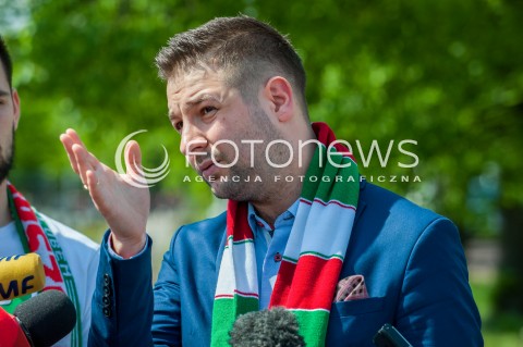  01.05.2018 WARSZAWA<br />KONFERENCJA PRASOWA PATRYKA JAKIEGO DOTYCZACA SPORTU<br />N/Z PATRYK JAKI<br /> 
