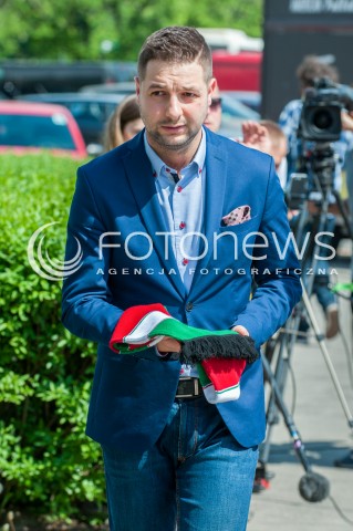  01.05.2018 WARSZAWA<br />KONFERENCJA PRASOWA PATRYKA JAKIEGO DOTYCZACA SPORTU<br />N/Z PATRYK JAKI<br /> 