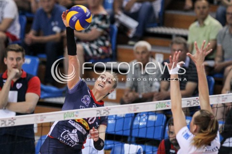  02.05.2018 RZESZOW <br />SIATKOWKA LIGA SIATKOWKI KOBIET LSK 2017/2018 WOMEN VOLLEYBALL POLAND POLISH LEAGUE <br />FAZA PLAYOFF - MECZ O 3. MIEJSCE - 3. MECZ <br />MECZ DEVELOPRES SKYRES RZESZOW - GROT BUDOWLANI LODZ <br />N/Z MARTYNA GRAJBER <br /> 