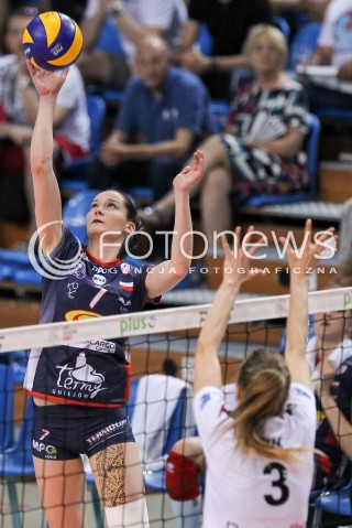  02.05.2018 RZESZOW <br />SIATKOWKA LIGA SIATKOWKI KOBIET LSK 2017/2018 WOMEN VOLLEYBALL POLAND POLISH LEAGUE <br />FAZA PLAYOFF - MECZ O 3. MIEJSCE - 3. MECZ <br />MECZ DEVELOPRES SKYRES RZESZOW - GROT BUDOWLANI LODZ <br />N/Z JULIA TWARDOWSKA <br /> 