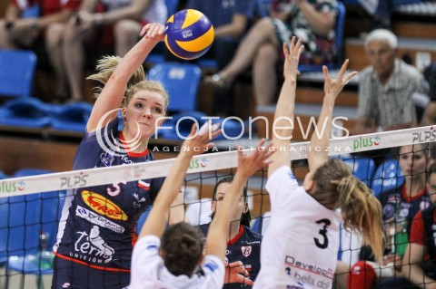  02.05.2018 RZESZOW <br />SIATKOWKA LIGA SIATKOWKI KOBIET LSK 2017/2018 WOMEN VOLLEYBALL POLAND POLISH LEAGUE <br />FAZA PLAYOFF - MECZ O 3. MIEJSCE - 3. MECZ <br />MECZ DEVELOPRES SKYRES RZESZOW - GROT BUDOWLANI LODZ <br />N/Z AGNIESZKA KAKOLEWSKA <br /> 