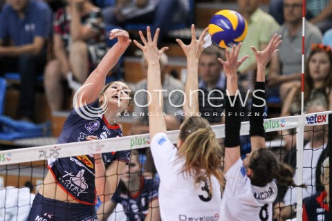  02.05.2018 RZESZOW <br />SIATKOWKA LIGA SIATKOWKI KOBIET LSK 2017/2018 WOMEN VOLLEYBALL POLAND POLISH LEAGUE <br />FAZA PLAYOFF - MECZ O 3. MIEJSCE - 3. MECZ <br />MECZ DEVELOPRES SKYRES RZESZOW - GROT BUDOWLANI LODZ <br />N/Z KAJA GROBELNA <br /> 