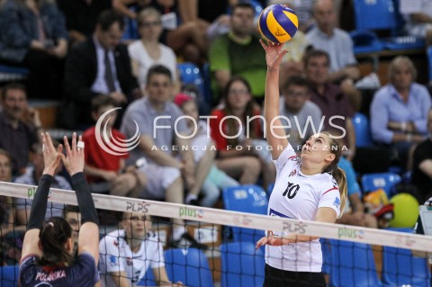  02.05.2018 RZESZOW <br />SIATKOWKA LIGA SIATKOWKI KOBIET LSK 2017/2018 WOMEN VOLLEYBALL POLAND POLISH LEAGUE <br />FAZA PLAYOFF - MECZ O 3. MIEJSCE - 3. MECZ <br />MECZ DEVELOPRES SKYRES RZESZOW - GROT BUDOWLANI LODZ <br />N/Z ADELA HELIC <br /> 