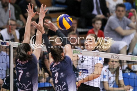  02.05.2018 RZESZOW <br />SIATKOWKA LIGA SIATKOWKI KOBIET LSK 2017/2018 WOMEN VOLLEYBALL POLAND POLISH LEAGUE <br />FAZA PLAYOFF - MECZ O 3. MIEJSCE - 3. MECZ <br />MECZ DEVELOPRES SKYRES RZESZOW - GROT BUDOWLANI LODZ <br />N/Z ADELA HELIC <br /> 