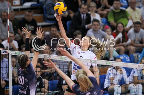  02.05.2018 RZESZOW <br />SIATKOWKA LIGA SIATKOWKI KOBIET LSK 2017/2018 WOMEN VOLLEYBALL POLAND POLISH LEAGUE <br />FAZA PLAYOFF - MECZ O 3. MIEJSCE - 3. MECZ <br />MECZ DEVELOPRES SKYRES RZESZOW - GROT BUDOWLANI LODZ <br />N/Z MONIKA PTAK <br /> 