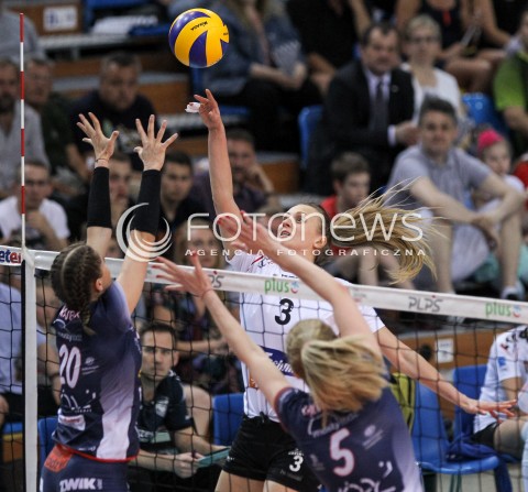  02.05.2018 RZESZOW <br />SIATKOWKA LIGA SIATKOWKI KOBIET LSK 2017/2018 WOMEN VOLLEYBALL POLAND POLISH LEAGUE <br />FAZA PLAYOFF - MECZ O 3. MIEJSCE - 3. MECZ <br />MECZ DEVELOPRES SKYRES RZESZOW - GROT BUDOWLANI LODZ <br />N/Z MONIKA PTAK <br /> 