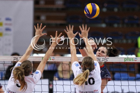  02.05.2018 RZESZOW <br />SIATKOWKA LIGA SIATKOWKI KOBIET LSK 2017/2018 WOMEN VOLLEYBALL POLAND POLISH LEAGUE <br />FAZA PLAYOFF - MECZ O 3. MIEJSCE - 3. MECZ <br />MECZ DEVELOPRES SKYRES RZESZOW - GROT BUDOWLANI LODZ <br />N/Z GABRIELA POLANSKA <br /> 