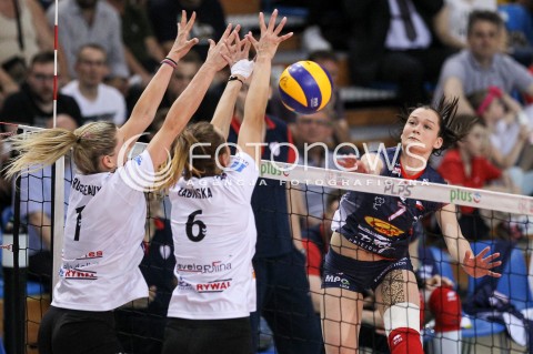  02.05.2018 RZESZOW <br />SIATKOWKA LIGA SIATKOWKI KOBIET LSK 2017/2018 WOMEN VOLLEYBALL POLAND POLISH LEAGUE <br />FAZA PLAYOFF - MECZ O 3. MIEJSCE - 3. MECZ <br />MECZ DEVELOPRES SKYRES RZESZOW - GROT BUDOWLANI LODZ <br />N/Z JULIA TWARDOWSKA <br /> 