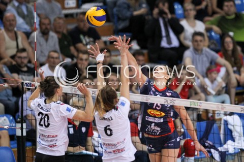  02.05.2018 RZESZOW <br />SIATKOWKA LIGA SIATKOWKI KOBIET LSK 2017/2018 WOMEN VOLLEYBALL POLAND POLISH LEAGUE <br />FAZA PLAYOFF - MECZ O 3. MIEJSCE - 3. MECZ <br />MECZ DEVELOPRES SKYRES RZESZOW - GROT BUDOWLANI LODZ <br />N/Z KAJA GROBELNA <br /> 