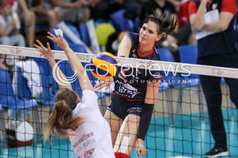  02.05.2018 RZESZOW <br />SIATKOWKA LIGA SIATKOWKI KOBIET LSK 2017/2018 WOMEN VOLLEYBALL POLAND POLISH LEAGUE <br />FAZA PLAYOFF - MECZ O 3. MIEJSCE - 3. MECZ <br />MECZ DEVELOPRES SKYRES RZESZOW - GROT BUDOWLANI LODZ <br />N/Z GABRIELA POLANSKA <br /> 