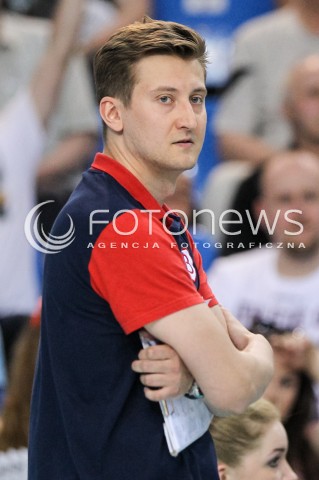  02.05.2018 RZESZOW <br />SIATKOWKA LIGA SIATKOWKI KOBIET LSK 2017/2018 WOMEN VOLLEYBALL POLAND POLISH LEAGUE <br />FAZA PLAYOFF - MECZ O 3. MIEJSCE - 3. MECZ <br />MECZ DEVELOPRES SKYRES RZESZOW - GROT BUDOWLANI LODZ <br />N/Z BLAZEJ KRZYSZTALOWICZ - I TRENER ( HEAD COACH ) SYLWETKA <br /> 