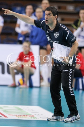  02.05.2018 RZESZOW <br />SIATKOWKA LIGA SIATKOWKI KOBIET LSK 2017/2018 WOMEN VOLLEYBALL POLAND POLISH LEAGUE <br />FAZA PLAYOFF - MECZ O 3. MIEJSCE - 3. MECZ <br />MECZ DEVELOPRES SKYRES RZESZOW - GROT BUDOWLANI LODZ <br />N/Z LORENZO MICELLI - I TRENER ( HEAD COACH ) SYLWETKA <br /> 