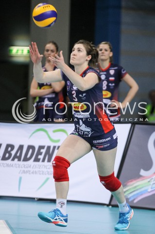  02.05.2018 RZESZOW <br />SIATKOWKA LIGA SIATKOWKI KOBIET LSK 2017/2018 WOMEN VOLLEYBALL POLAND POLISH LEAGUE <br />FAZA PLAYOFF - MECZ O 3. MIEJSCE - 3. MECZ <br />MECZ DEVELOPRES SKYRES RZESZOW - GROT BUDOWLANI LODZ <br />N/Z EWELINA POLAK SYLWETKA <br /> 