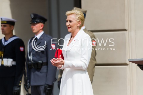  02.05.2018 WARSZAWA <br />DZIEN FLAGI POLSKIEJ Z UDZIALEM PREZYDENTA RP<br />N/Z AGATA KORNHAUSER DUDA<br /> 