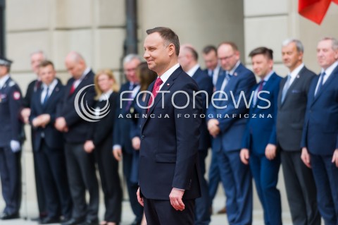  02.05.2018 WARSZAWA <br />DZIEN FLAGI POLSKIEJ Z UDZIALEM PREZYDENTA RP<br />N/Z PREZYDENT RP ANDRZEJ DUDA<br /> 