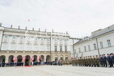  02.05.2018 WARSZAWA <br />DZIEN FLAGI POLSKIEJ Z UDZIALEM PREZYDENTA RP<br />N/Z PREZYDENT RP ANDRZEJ DUDA BELWEDER<br /> 