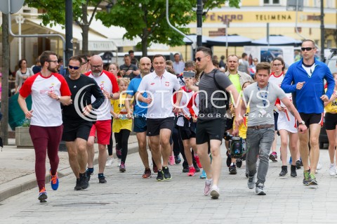  02.05.2018 WARSZAWA <br />DZIEN FLAGI POLSKIEJ Z UDZIALEM PREZYDENTA RP<br />BIALO CZERWONA SZTAFETA RMF FM<br />N/Z PREZYDENT RP ANDRZEJ DUDA<br /> 