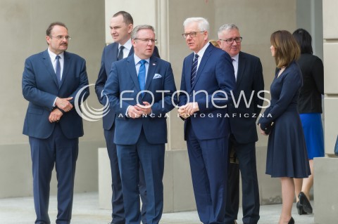  02.05.2018 WARSZAWA <br />DZIEN FLAGI POLSKIEJ Z UDZIALEM PREZYDENTA RP<br />N/Z KRZYSZTOF SZCZERSKI JACEK CZAPUTOWICZ<br /> 
