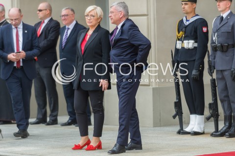  02.05.2018 WARSZAWA <br />DZIEN FLAGI POLSKIEJ Z UDZIALEM PREZYDENTA RP<br />N/Z PREZES TK JULIA PRZYLEBSKA STANISLAW KARCZEWSKI<br /> 