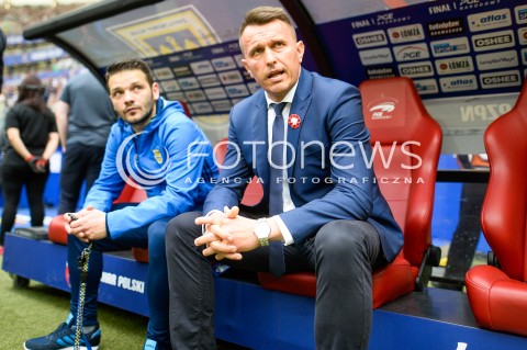  02.05.2018 WARSZAWA<br />PILKA NOZNA - FINAL PUCHARU POLSKI PZPN 2017/2018<br />FOOTBALL - PZPN POLISH CUP FINAL 2017/2018<br />MECZ ARKA GDYNIA - LEGIA WARSZAWA<br />N/Z TRENER LESZEK OJRZYNSKI<br /> 