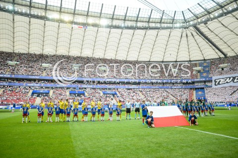  02.05.2018 WARSZAWA<br />PILKA NOZNA - FINAL PUCHARU POLSKI PZPN 2017/2018<br />FOOTBALL - PZPN POLISH CUP FINAL 2017/2018<br />MECZ ARKA GDYNIA - LEGIA WARSZAWA<br />N/Z ARKA GDYNIA LEGIA WARSZAWA POCZATEK MECZU<br /> 