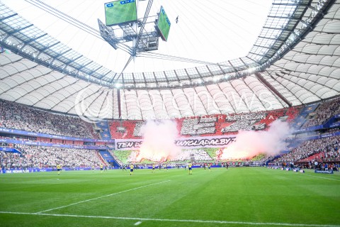  02.05.2018 WARSZAWA<br />PILKA NOZNA - FINAL PUCHARU POLSKI PZPN 2017/2018<br />FOOTBALL - PZPN POLISH CUP FINAL 2017/2018<br />MECZ ARKA GDYNIA - LEGIA WARSZAWA<br />N/Z KIBICE LEGII WARSZAWA OPRAWA<br /> 