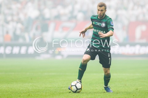  02.05.2018 WARSZAWA<br />PILKA NOZNA - FINAL PUCHARU POLSKI PZPN 2017/2018<br />FOOTBALL - PZPN POLISH CUP FINAL 2017/2018<br />MECZ ARKA GDYNIA - LEGIA WARSZAWA<br />N/Z DOMAGOJ ANTOLIC SYLWETKA<br /> 