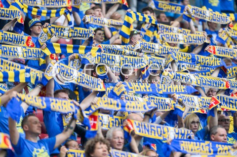  02.05.2018 WARSZAWA<br />PILKA NOZNA - FINAL PUCHARU POLSKI PZPN 2017/2018<br />FOOTBALL - PZPN POLISH CUP FINAL 2017/2018<br />MECZ ARKA GDYNIA - LEGIA WARSZAWA<br />N/Z KIBICE ARKI GDYNIA SZALIKI<br /> 