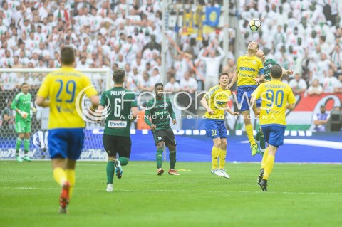  02.05.2018 WARSZAWA<br />
PILKA NOZNA - FINAL PUCHARU POLSKI PZPN 2017/2018<br />
FOOTBALL - PZPN POLISH CUP FINAL 2017/2018<br />
MECZ ARKA GDYNIA - LEGIA WARSZAWA<br />
N/Z MACIEJ JANKOWSKI MARCUS DA SILVA MICHAL PAZDAN<br />
 