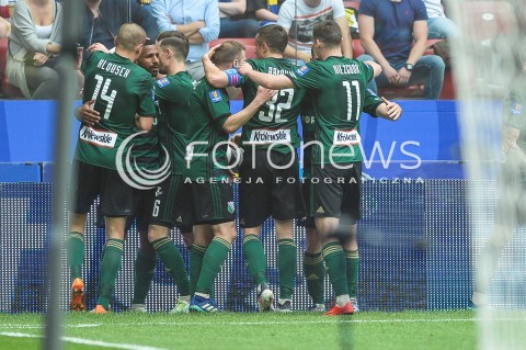  02.05.2018 WARSZAWA<br />
PILKA NOZNA - FINAL PUCHARU POLSKI PZPN 2017/2018<br />
FOOTBALL - PZPN POLISH CUP FINAL 2017/2018<br />
MECZ ARKA GDYNIA - LEGIA WARSZAWA<br />
N/Z CARLOS DIAS RADOSC BRAMKA GOL NA 0:2<br />
 