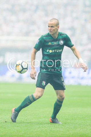  02.05.2018 WARSZAWA<br />
PILKA NOZNA - FINAL PUCHARU POLSKI PZPN 2017/2018<br />
FOOTBALL - PZPN POLISH CUP FINAL 2017/2018<br />
MECZ ARKA GDYNIA - LEGIA WARSZAWA<br />
N/Z ADAM HLOUSEK<br />
 