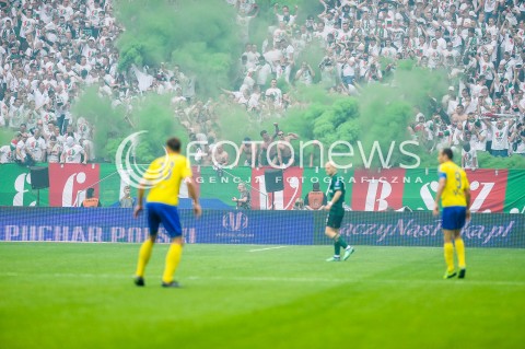 02.05.2018 WARSZAWA<br />PILKA NOZNA - FINAL PUCHARU POLSKI PZPN 2017/2018<br />FOOTBALL - PZPN POLISH CUP FINAL 2017/2018<br />MECZ ARKA GDYNIA - LEGIA WARSZAWA<br />N/Z OPRAWA LEGIA WARSZAWA RACE<br /> 