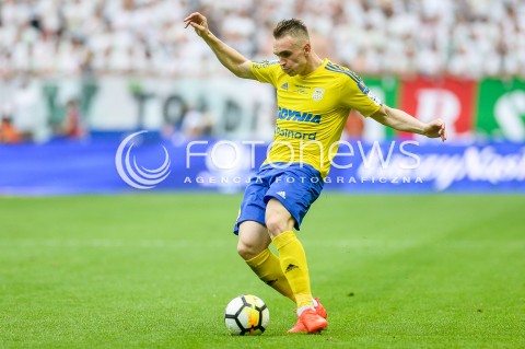  02.05.2018 WARSZAWA<br />
PILKA NOZNA - FINAL PUCHARU POLSKI PZPN 2017/2018<br />
FOOTBALL - PZPN POLISH CUP FINAL 2017/2018<br />
MECZ ARKA GDYNIA - LEGIA WARSZAWA<br />
N/Z MARCIN WARCHOLAK SYLWETKA<br />
 