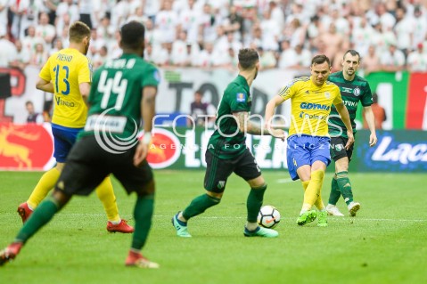  02.05.2018 WARSZAWA<br />
PILKA NOZNA - FINAL PUCHARU POLSKI PZPN 2017/2018<br />
FOOTBALL - PZPN POLISH CUP FINAL 2017/2018<br />
MECZ ARKA GDYNIA - LEGIA WARSZAWA<br />
N/Z DAWID SOLDECKI<br />
 