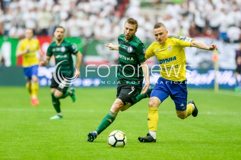  02.05.2018 WARSZAWA<br />
PILKA NOZNA - FINAL PUCHARU POLSKI PZPN 2017/2018<br />
FOOTBALL - PZPN POLISH CUP FINAL 2017/2018<br />
MECZ ARKA GDYNIA - LEGIA WARSZAWA<br />
N/Z DOMAGOJ ANTOLIC MICHAL NALEPA<br />
 