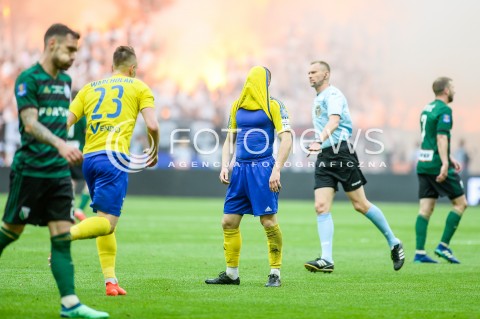  02.05.2018 WARSZAWA<br />
PILKA NOZNA - FINAL PUCHARU POLSKI PZPN 2017/2018<br />
FOOTBALL - PZPN POLISH CUP FINAL 2017/2018<br />
MECZ ARKA GDYNIA - LEGIA WARSZAWA<br />
N/Z MICHAL NALEPA EMOCJE<br />
 