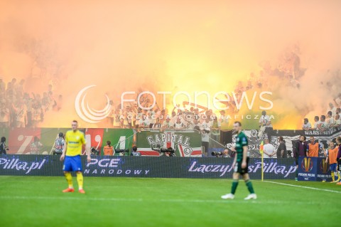  02.05.2018 WARSZAWA<br />
PILKA NOZNA - FINAL PUCHARU POLSKI PZPN 2017/2018<br />
FOOTBALL - PZPN POLISH CUP FINAL 2017/2018<br />
MECZ ARKA GDYNIA - LEGIA WARSZAWA<br />
N/Z OPRAWA LEGIA WARSZAWA RACE KIBICE<br />
 