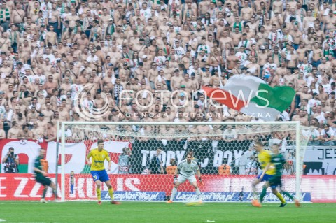  02.05.2018 WARSZAWA<br />PILKA NOZNA - FINAL PUCHARU POLSKI PZPN 2017/2018<br />FOOTBALL - PZPN POLISH CUP FINAL 2017/2018<br />MECZ ARKA GDYNIA - LEGIA WARSZAWA<br />N/Z PAVELS STEINBORS MICHAL MARCJANIK KIBICE LEGII WARSZAWA<br /> 